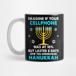 Hanukah Cellphone Quote Mug